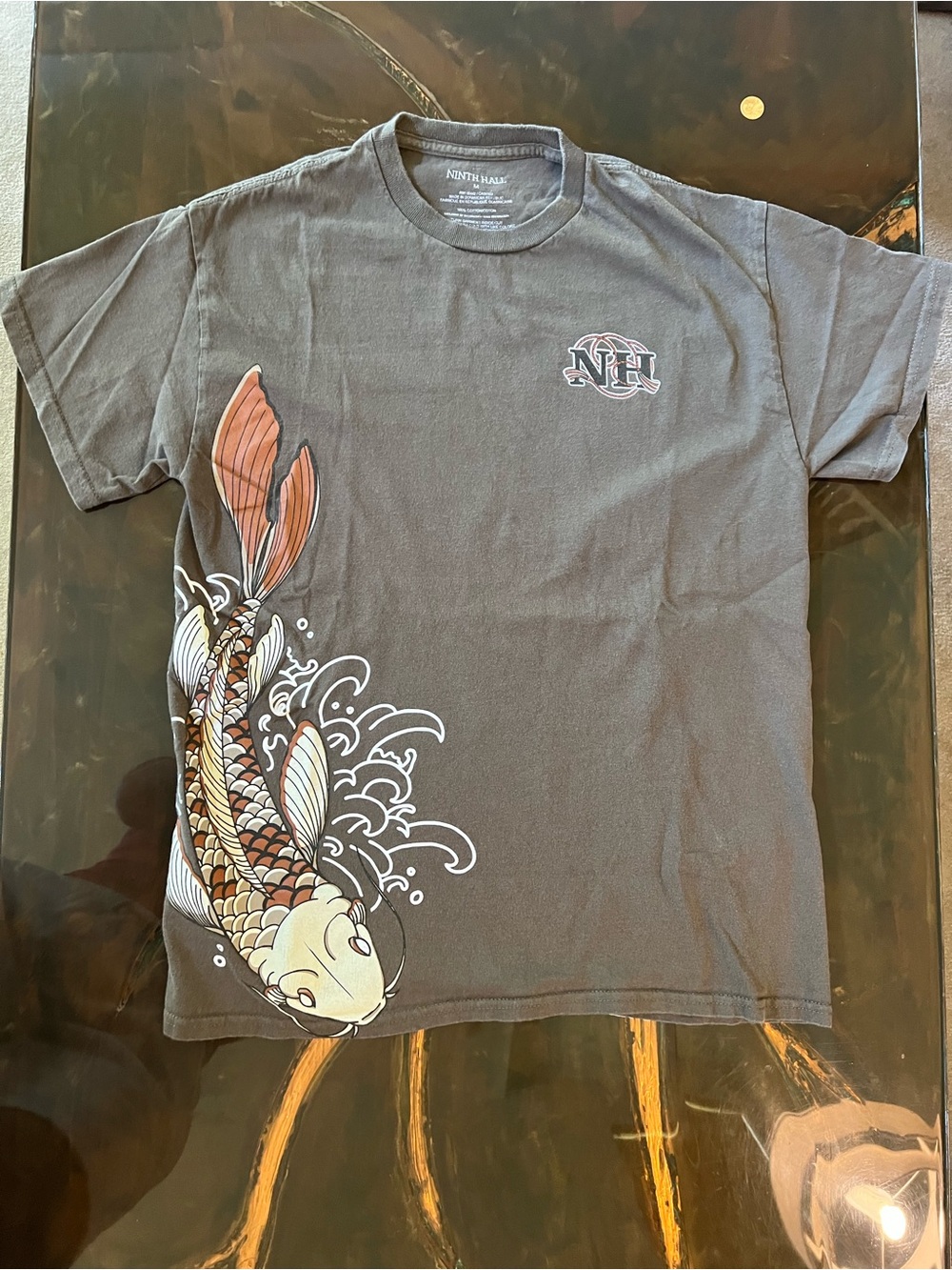NH Koi Graphic Short Sleeve Tee - Gray